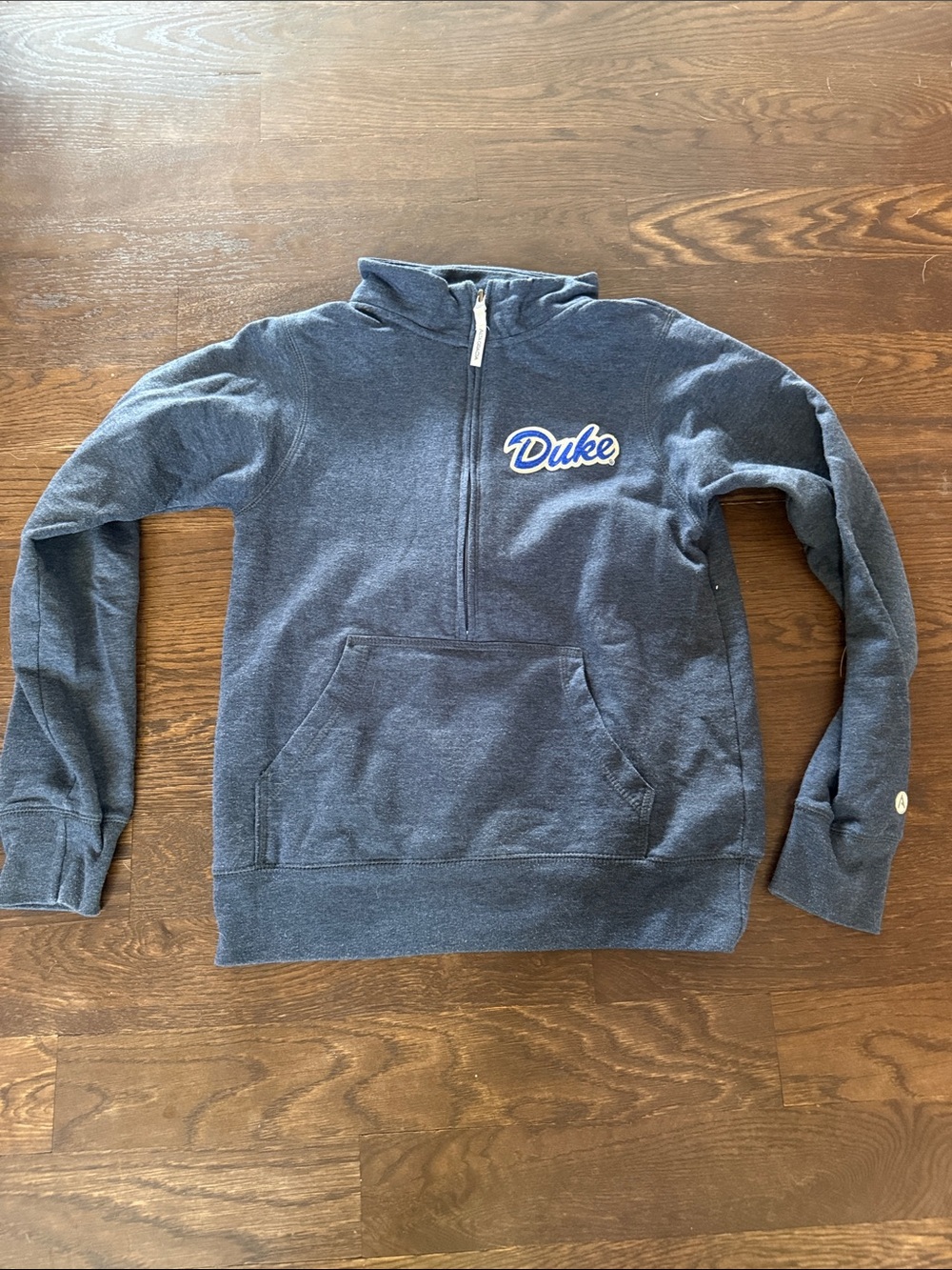 Duke Navy Quarter-Zip Pullover
